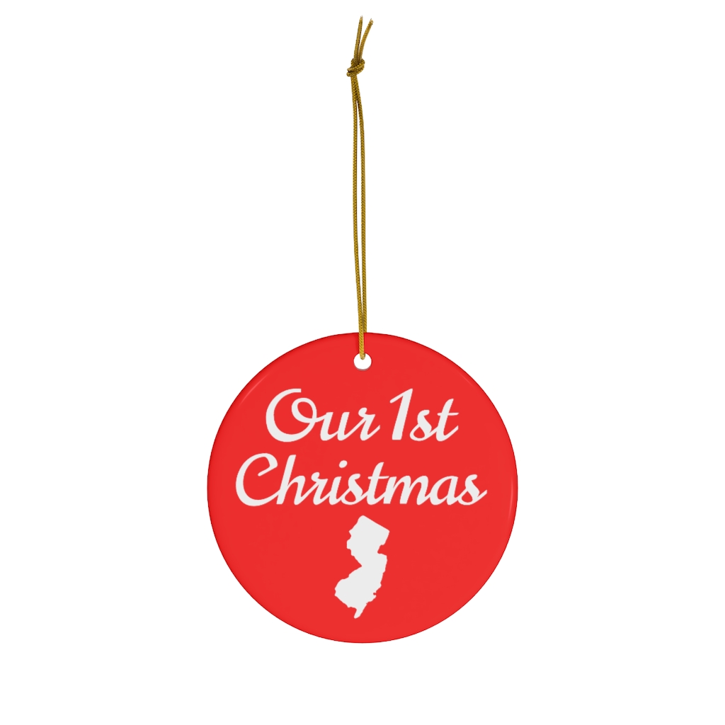 NJ 1st Christmas Ornament – New Jersey Ink