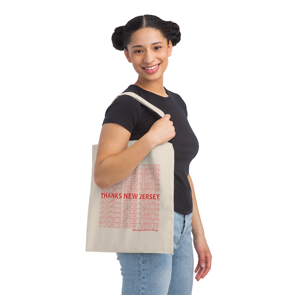 Thanks New Jersey Tote Bag (Red) – New Jersey Ink